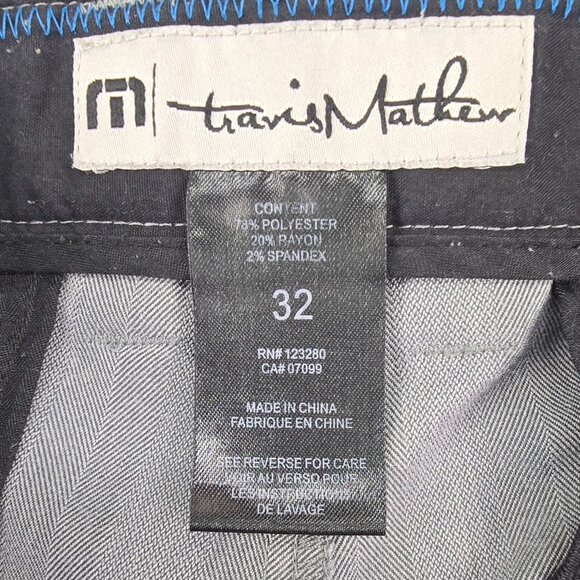 Travis Mathew Shorts Men's Size 32 Gray Golf Stretch Lightweight Flat Front Chin - Picture 4 of 4